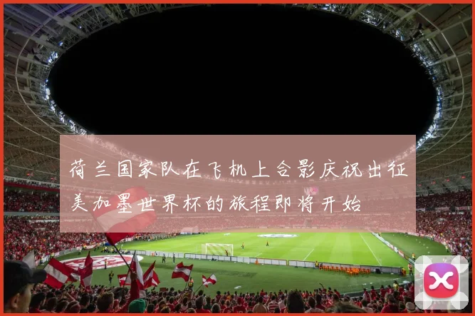 荷兰国家队在飞机上合影庆祝出征美加墨世界杯的旅程即将开始